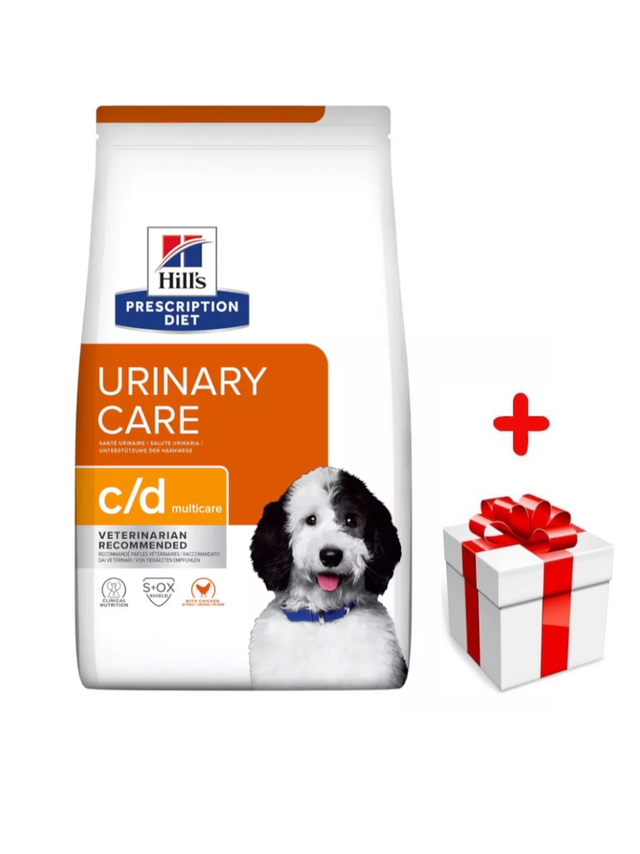HILL'S PD Prescription Diet Canine c/d Urinary Care 12kg + niespodzianka dla psa GRATIS!