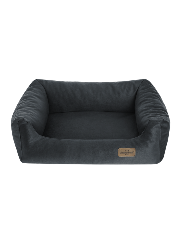 RECOBED Kanapa Welur Plus szary L 100x80cm