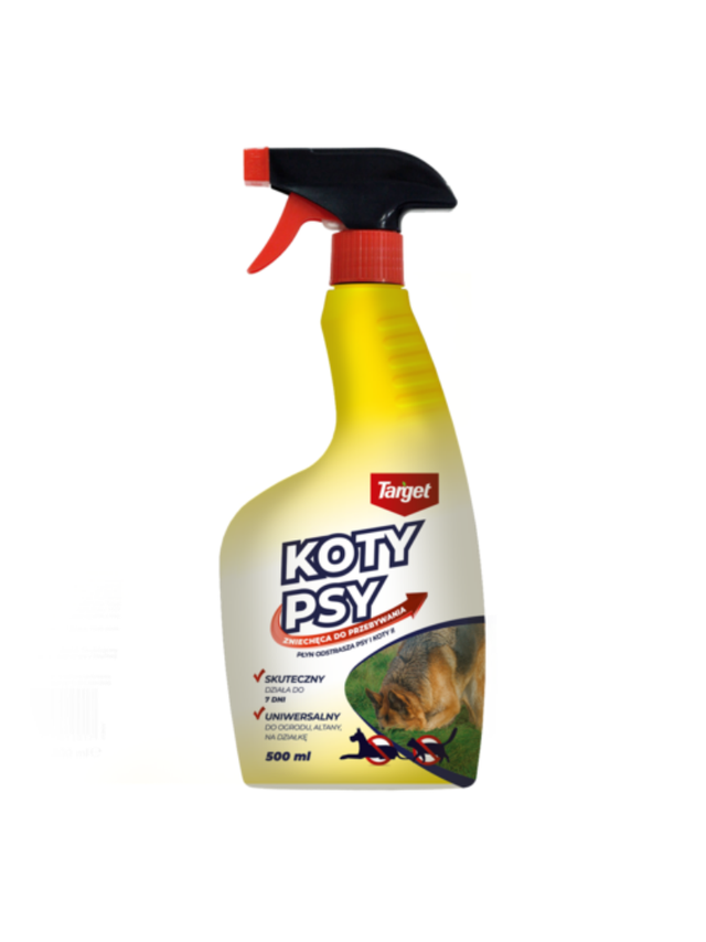 PŁYN ODSTRASZAJACY PSY I KOTY 500 ML