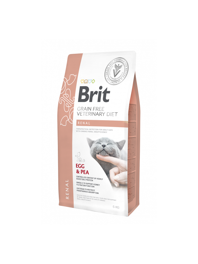 Brit gf veterinary diets cat Renal 5kg