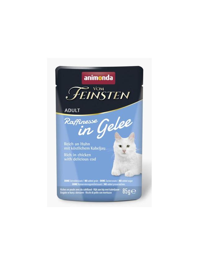 ANIMONDA Vom Feinsten Raffinesse kurczak z dorszem w galarecie 85g