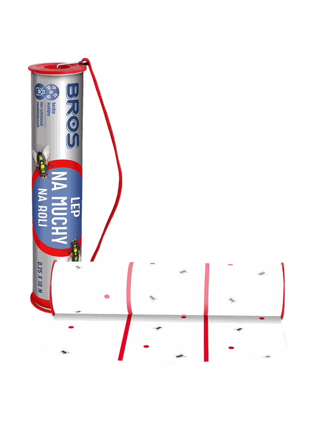 BROS Lep na muchy na roli 0,25X10m