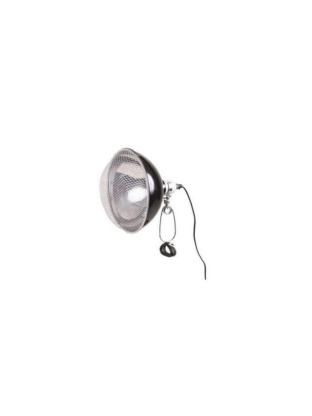 TRIXIE Lampa z klamrą zaciskową, czarna, z siatką ochronną, o 21cm, 150W