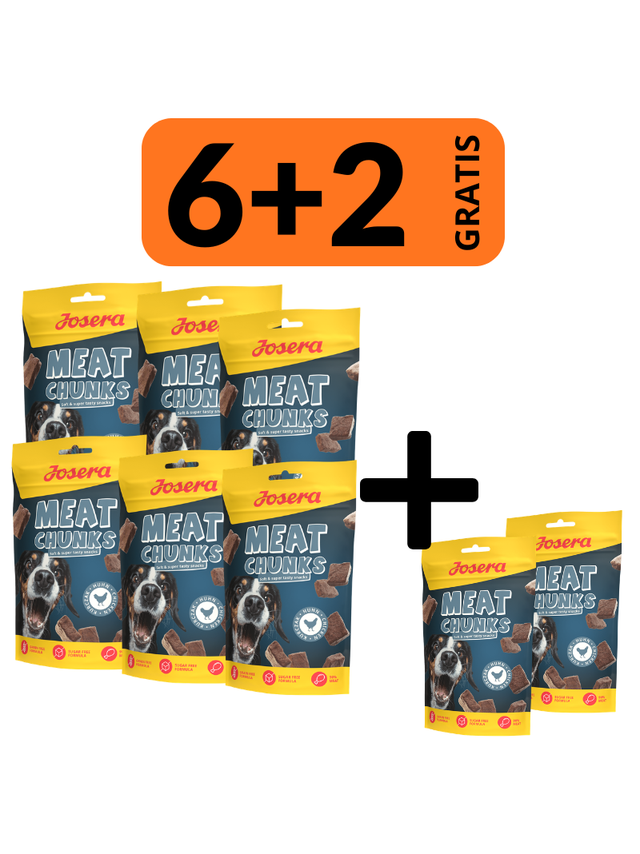 Josera Meat Chunks Chicken 8x70g
