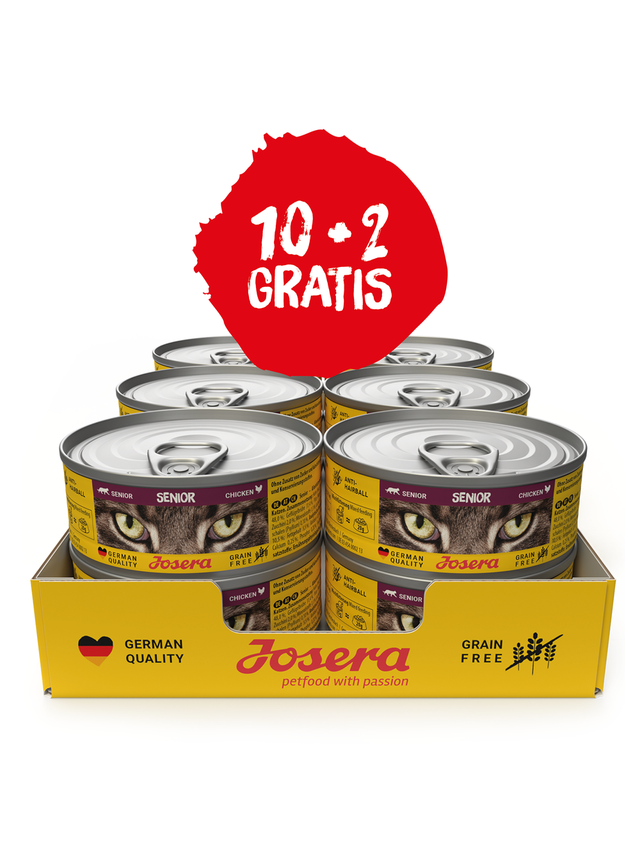 JOSERA Cat Senior 10x85g +  2x85g GRATIS!!