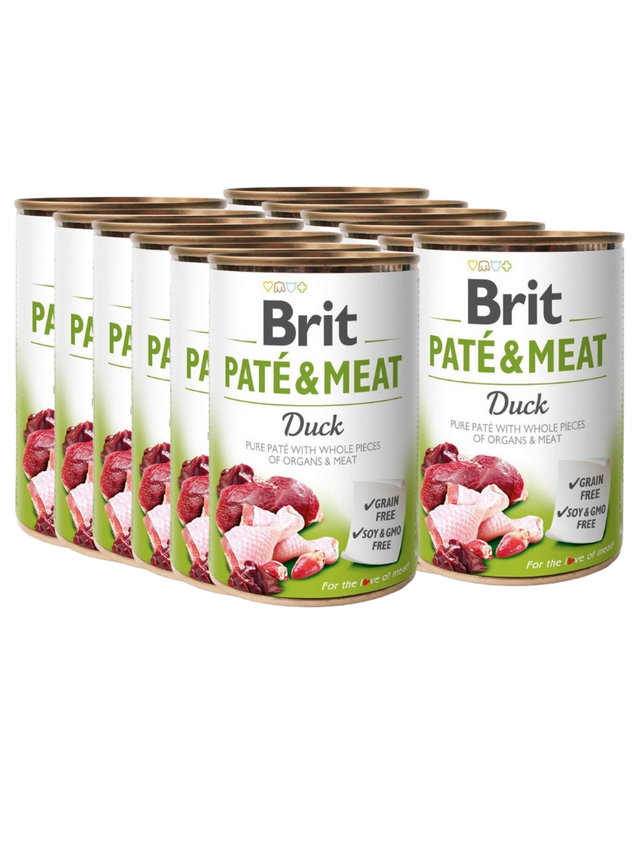 BRIT PATE & MEAT DUCK 12x400g