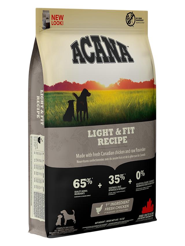 ACANA Light & Fit Dog 6kg/Opakowanie uszkodzone (6413,7447,8599)