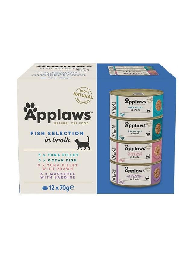 Applaws Multipack Fish Selection in Broth 24x70g PUSZKA