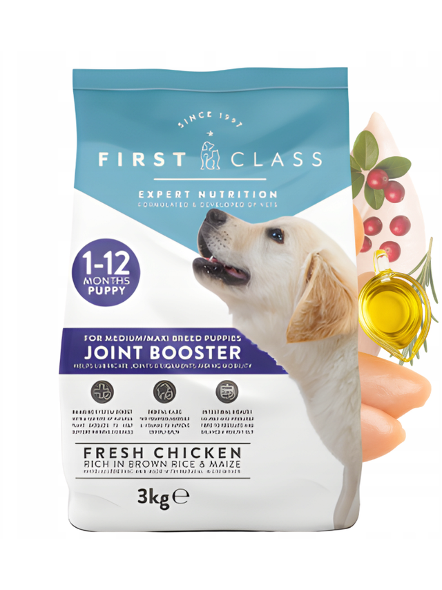 First Class Premium Sucha karma dla szczeniąt Ochrona Stawów 3kg