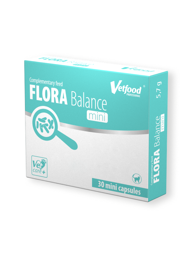 VETFOOD FLORA Balance mini 30 kapsułek