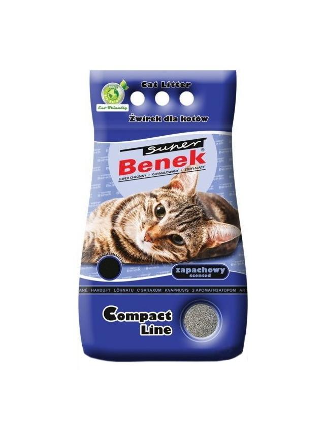 SUPER BENEK Żwirek Compact Bryza Morska 10l