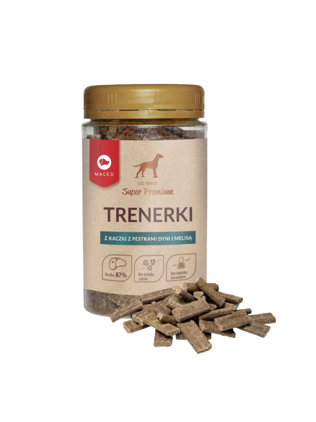 MACED Trenerki z kaczki z pestkami dyni i melisą 150g