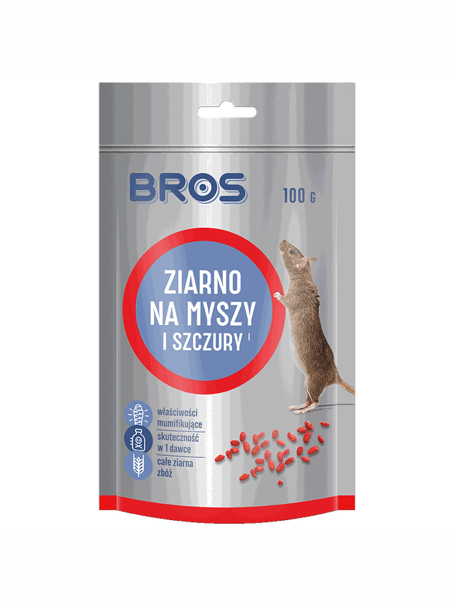 BROS - ziarno na myszy i szczury 100g
