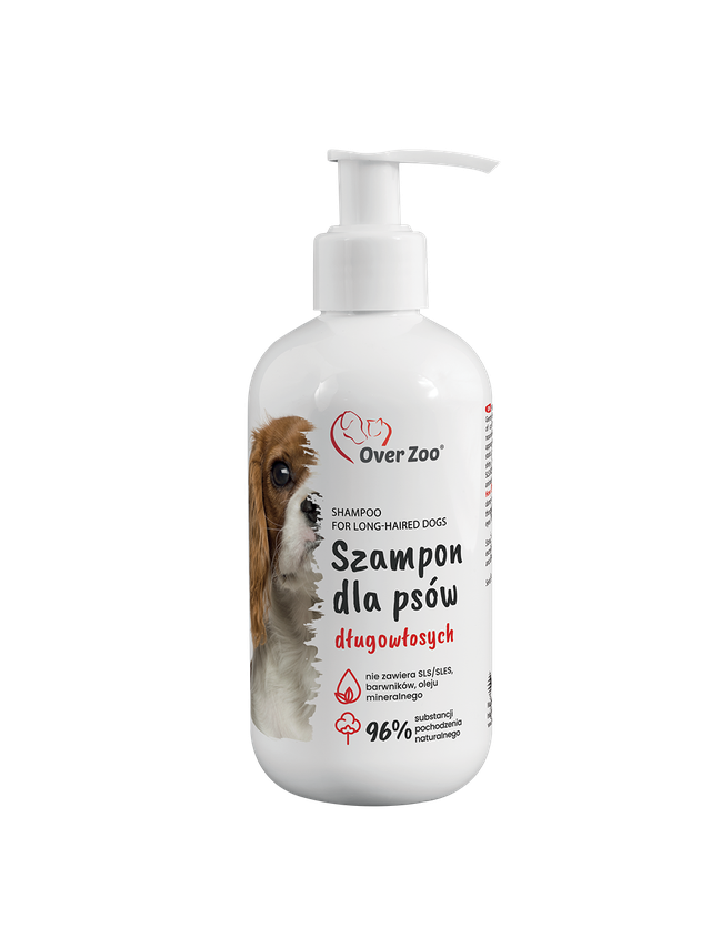 OVER ZOO Szampon dla psów długowłosych 250ml