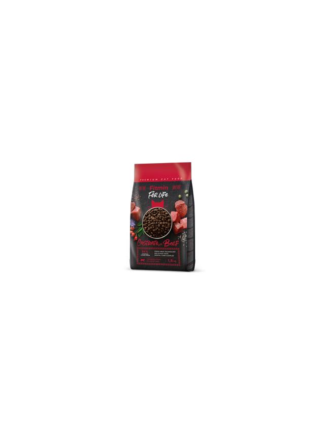 FITMIN Cat For Life Castrate Beef 1,8kg