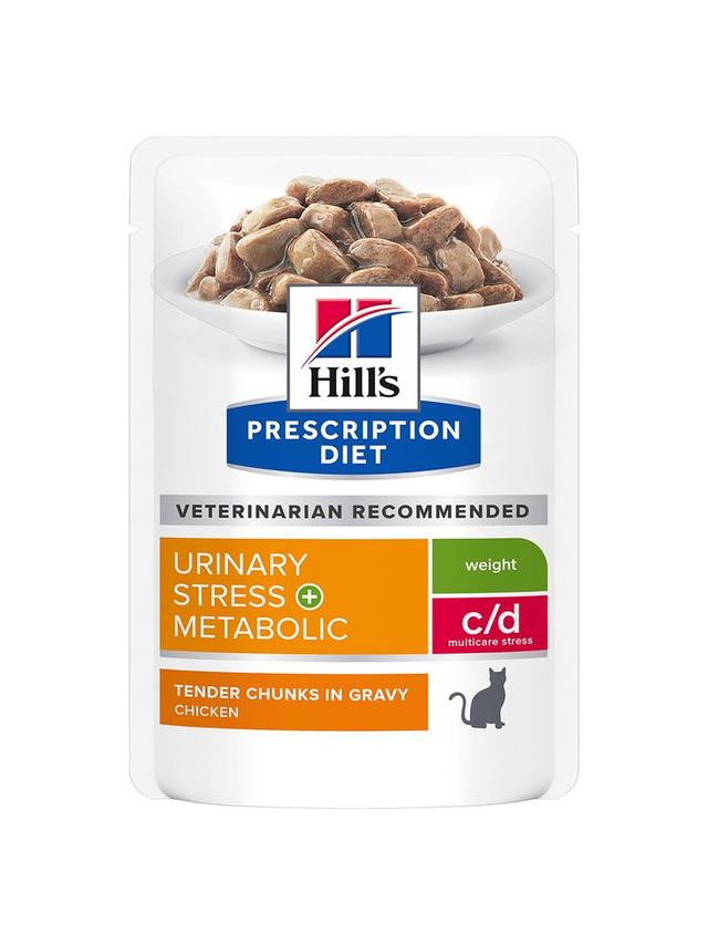 HILL'S PD Prescription Diet Feline c/d Urinary Stress + Metabolic Kurczak 85g saszetka