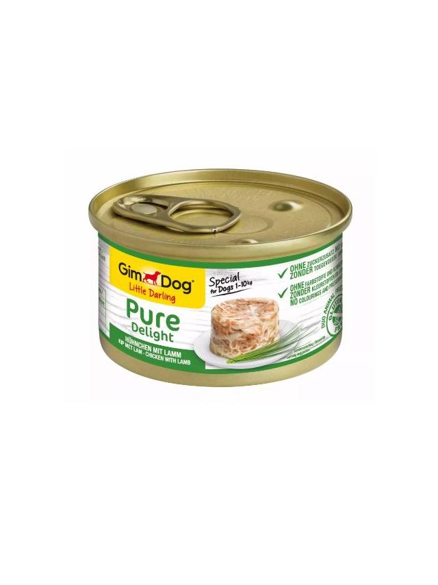 GIMDOG Little Darling Pure Delight z kurczakiem i jagnięciną 85g