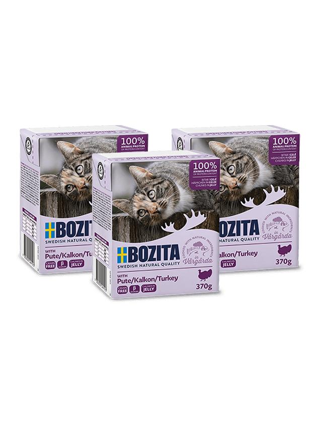 BOZITA Cat Kawałki Indyka W Galaretce 3x370g