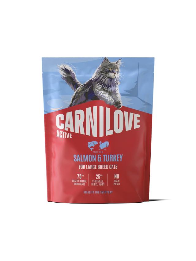Carnilove Active Cat Salmon & Turkey for Adult Large Breeds 400 g