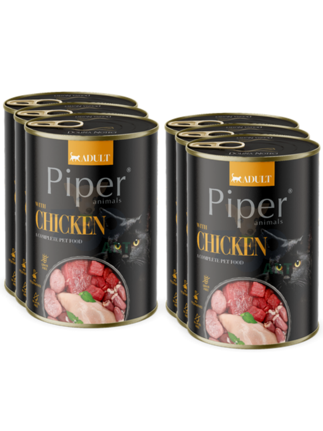 DOLINA NOTECI Piper dla kota z kurczakiem 6x400g