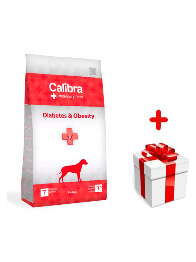 Calibra Veterinary Diets Dog Diabetes Obesity 2kg + Niespodzianka dla psa GRATIS