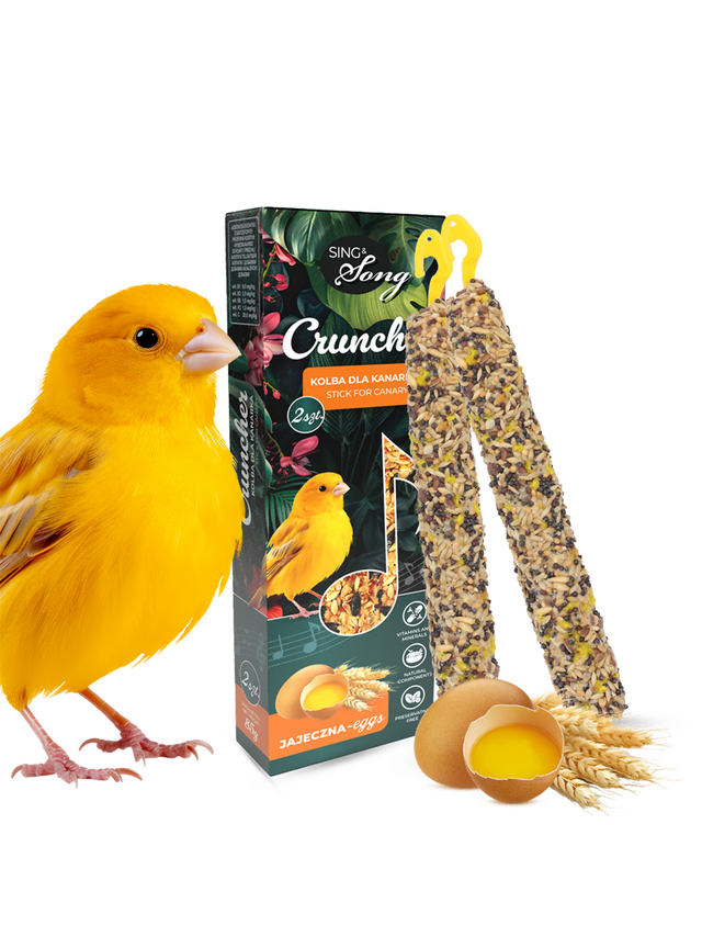 SING&SONG cruncher dla kanarka 85g jajeczny