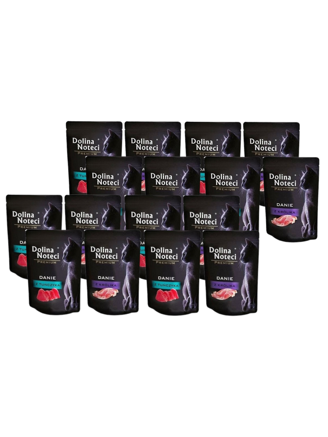Dolina Noteci Premium danie dla kotów MIX SMAKÓW 20x85g
