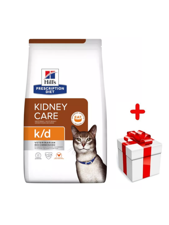 HILL'S PD Prescription Diet Feline k/d 3kg + niespodzianka dla kota GRATIS!