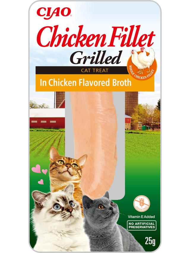 INABA  Chicken Fillet dla kota - Kurczak w bulionie z kurczaka 25g