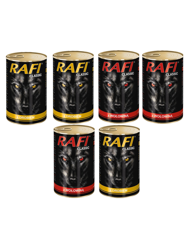 Rafi Classic MIX SMAKÓW w Sosie 6x1240g