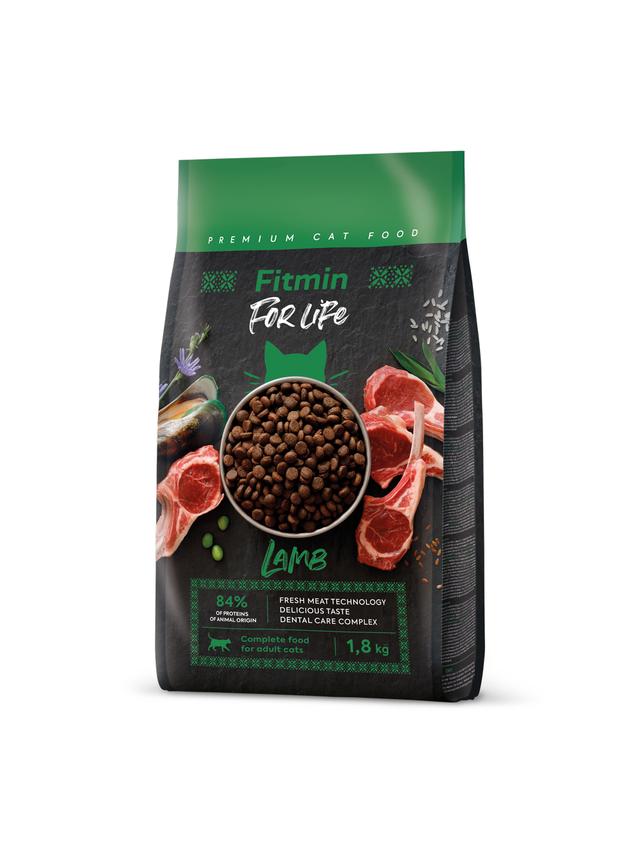 FITMIN Cat For Life Adult Lamb 1,8kg