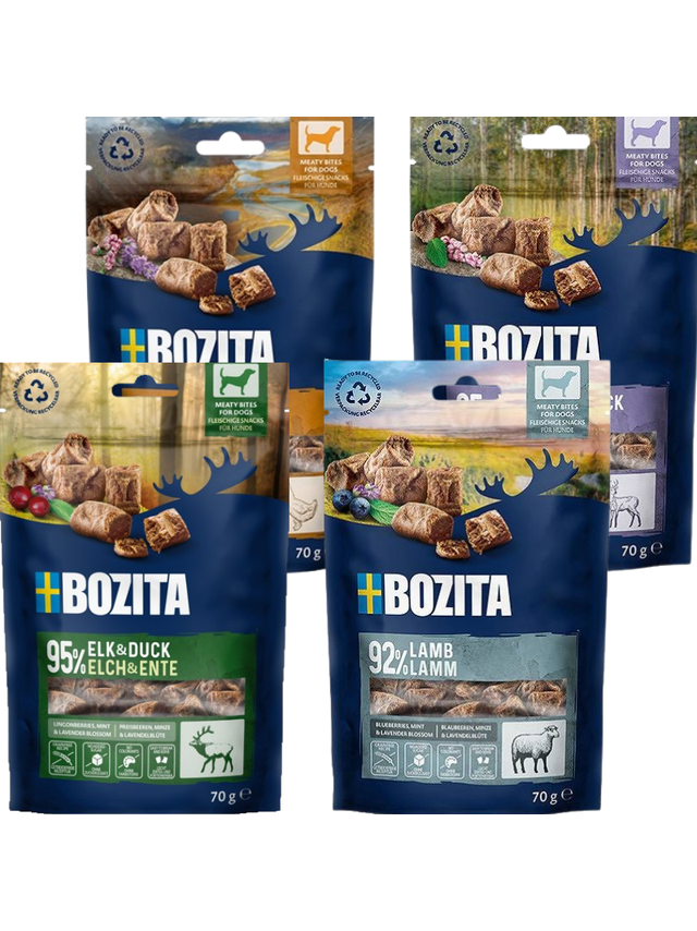 BOZITA Meaty Bites Mix Smaków 4x70g