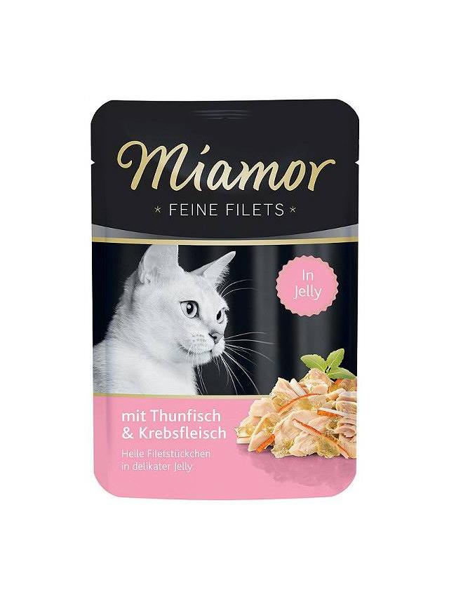 Miamor Feine Filets - mokra karma dla kota filety z tuńczyka z krabem 100g