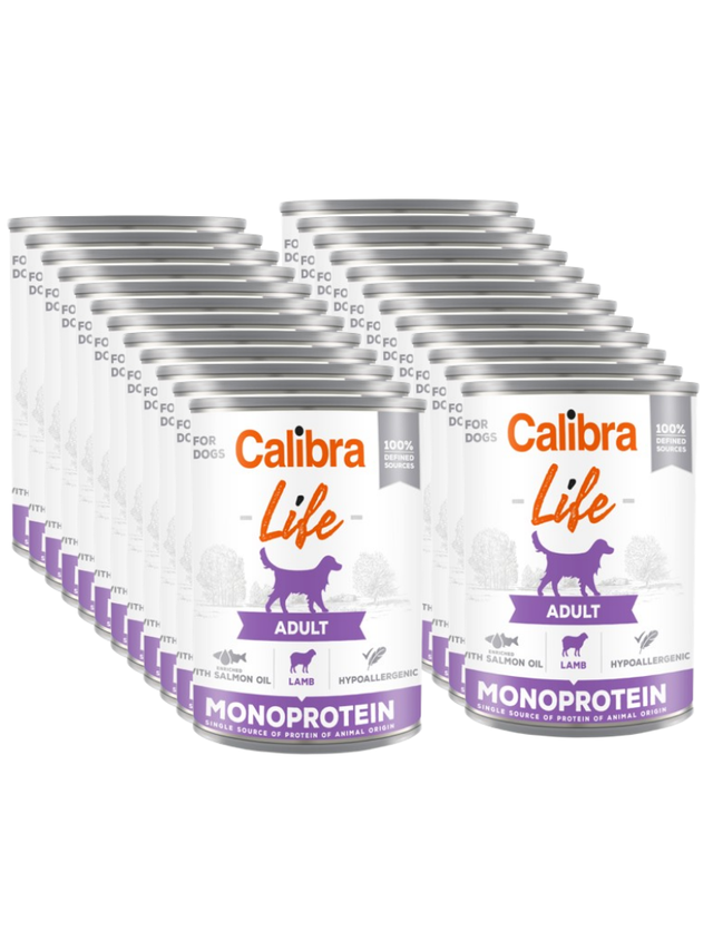 CALIBRA Dog Life Adult Lamb 24x400g