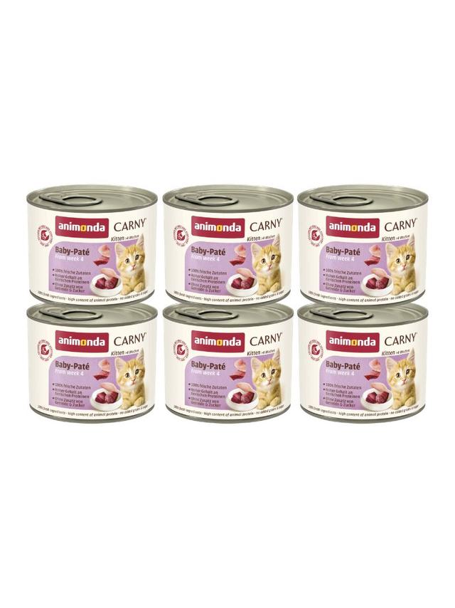 ANIMONDA Cat Carny  Baby Pate 6x200g