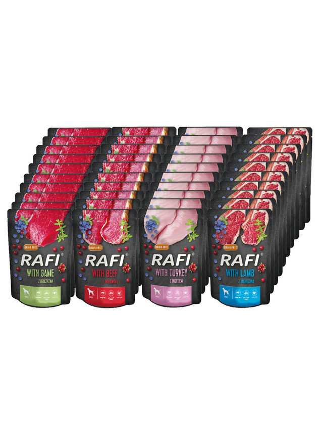 RAFI dla psa mix smaków 40x300g