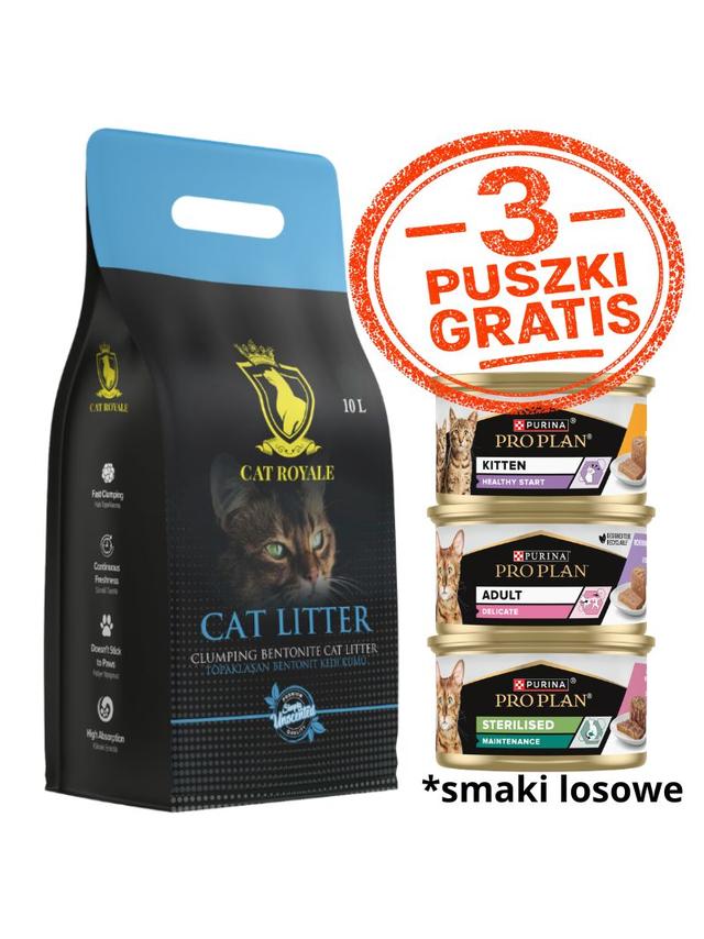 Cat Royale Naturalny żwirek bentonitowy 10l