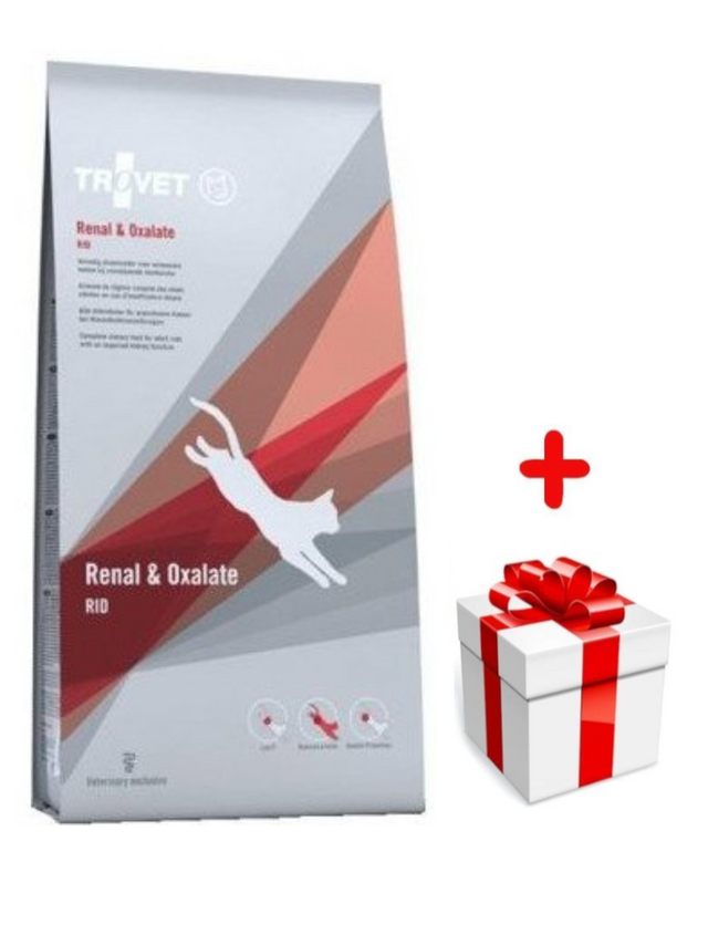 TROVET RID Renal & Oxalate (dla kota) 3kg  + niespodzianka dla kota GRATIS!