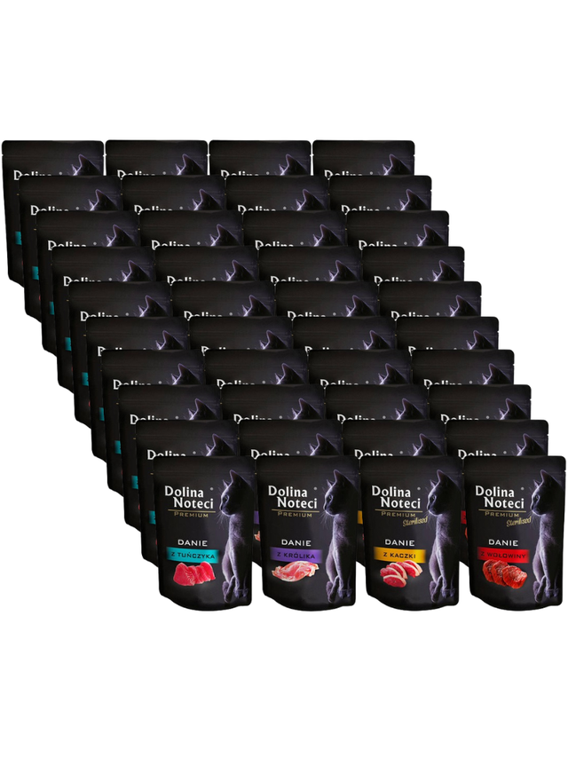 Dolina Noteci Premium danie Mix Smaków dla kotów 40x85g
