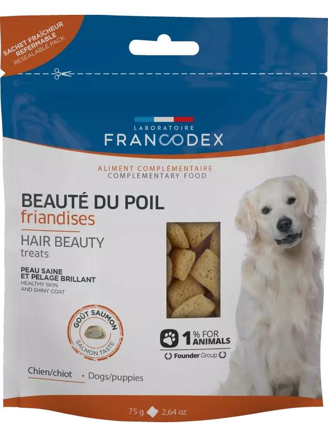 FRANCODEX Przysmak dla psa - piękna sierść 75 g