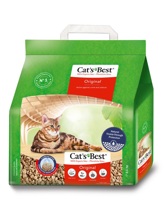 JRS Cats Best Eko Plus - Żwirek Drewniany Zbrylający 5l / 2,1kg