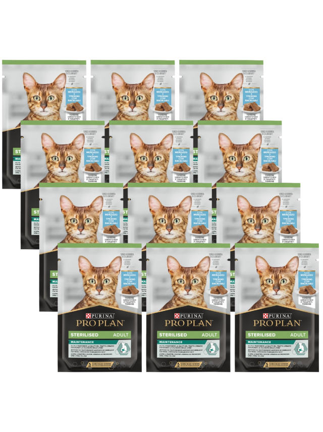 Purina Pro Plan Sterilised z rybą oceaniczną dla kota 12x85g