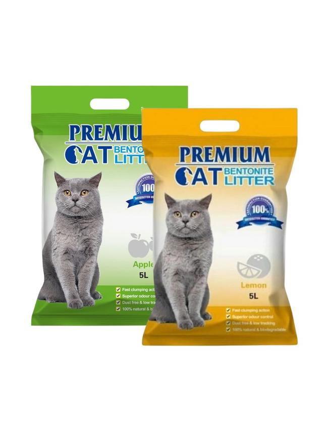 Premium Cat Żwirek Bentonitowy Zbrylający - Mix 2x5L