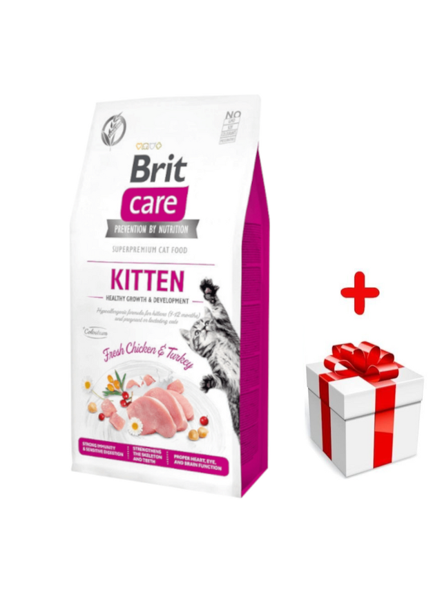BRIT Care Cat Grain-Free  Kitten 2kg + niespodzianka dla kota GRATIS!