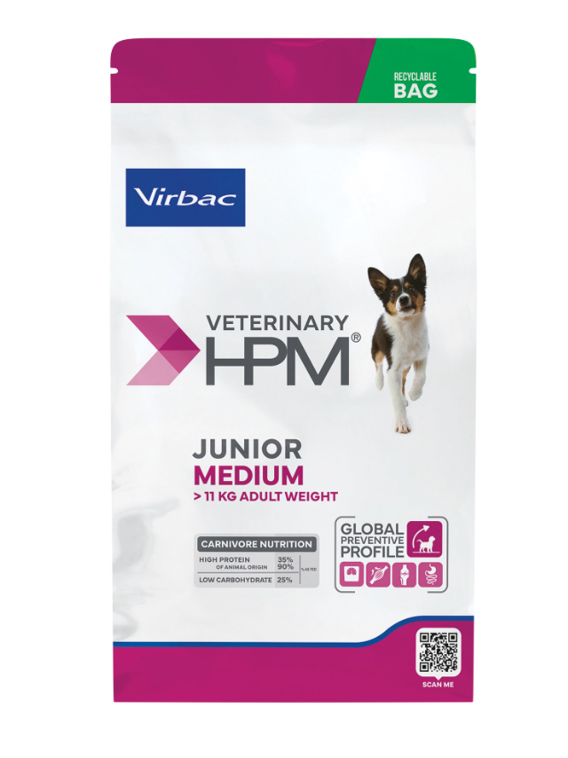 VIRBAC Junior Medium Dog 3kg karma sucha dla młodych psów ras średnich