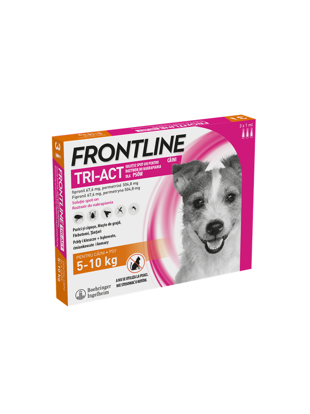 FRONTLINE Tri-Act S 5-10kg (pipeta 3 x 1ml)