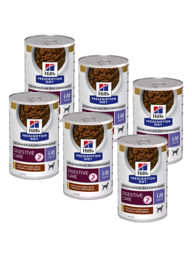 HILL'S PD Prescription Diet Canine i/d Low Fat gulasz 6x354g - puszka