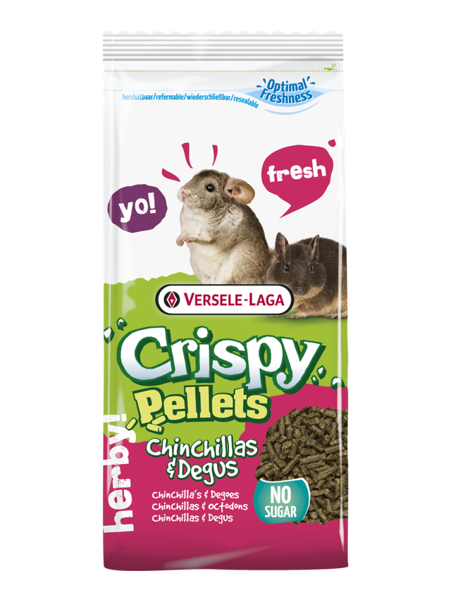 VERSELE-LAGA Crispy Pellets Chinchilla & Degu 1kg - granulat dla szynszyli i koszatniczek
