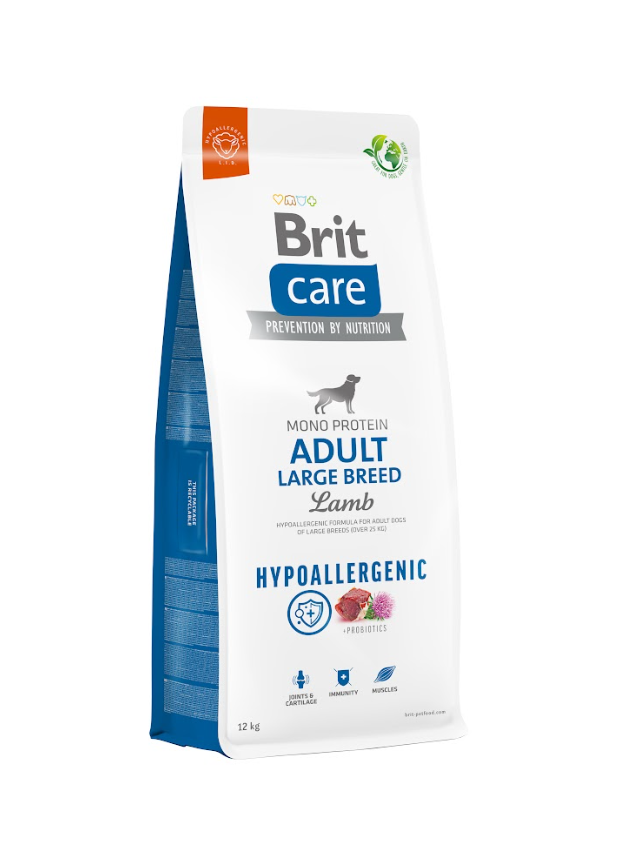 BRIT CARE Dog Hypoallergenic Adult Large Breed Lamb 12kg