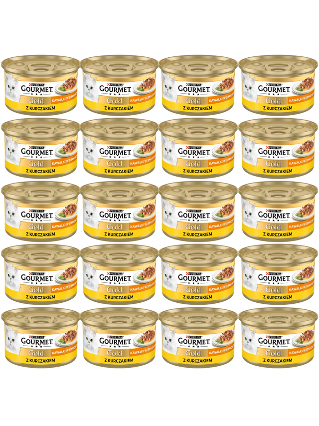 Purina Gourmet Gold Sauce Delight z kurczakiem 72x85g